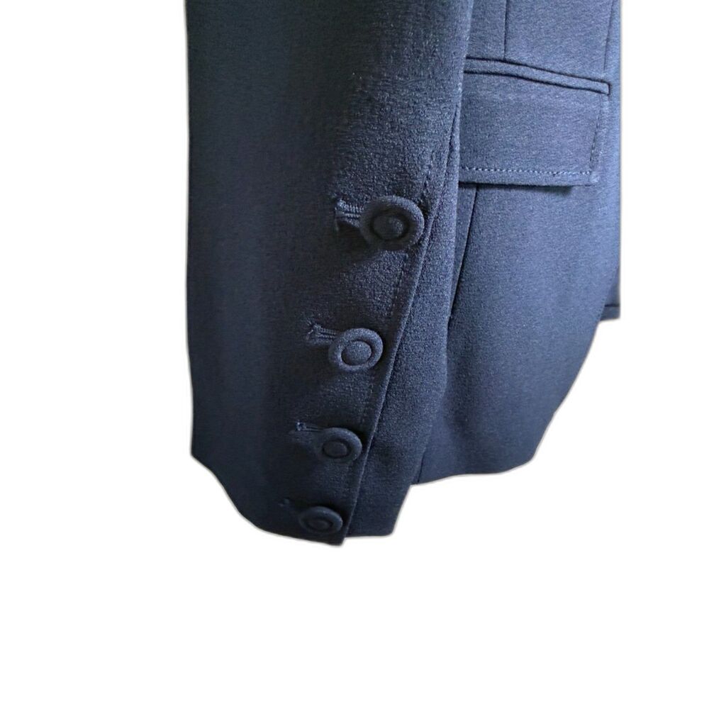 Tahari ASL Women’s Size 14 Blue Peak Lapel One Button Tailored Blazer - Picture 4 of 5